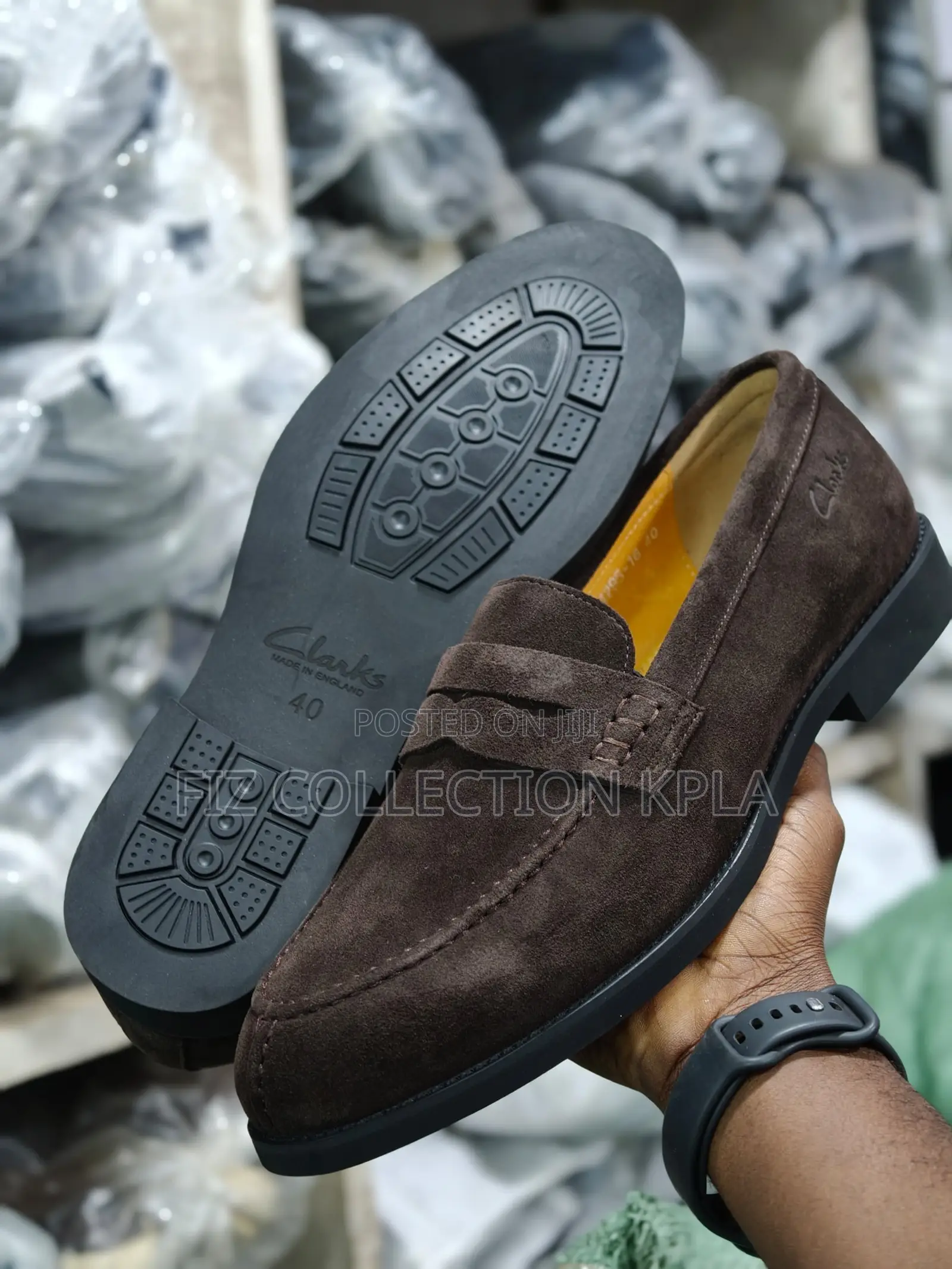 Clarks Gentle Suede – Coffee Brown Classic