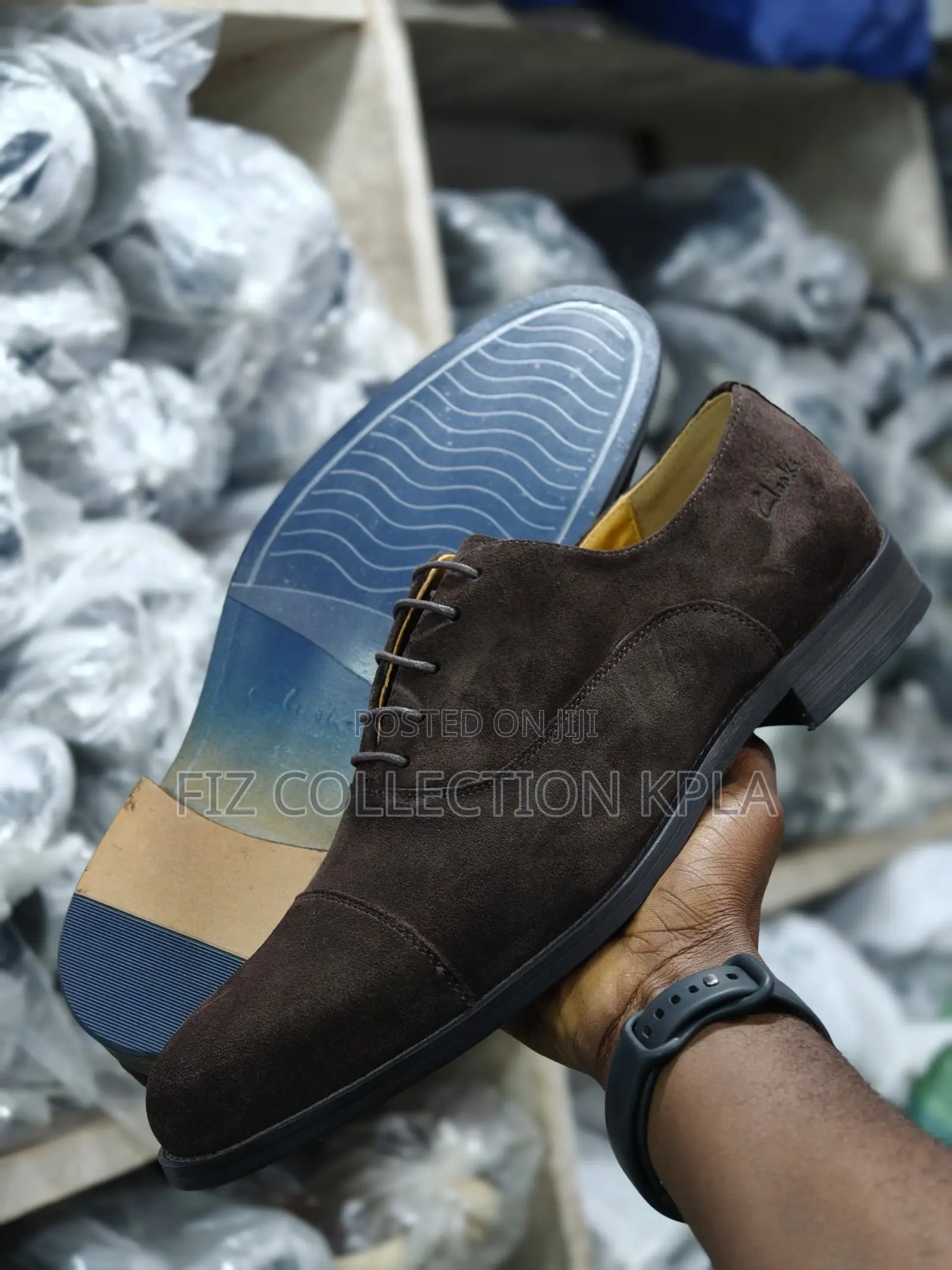 Clarks Gentle Lace Suede – Coffee Edition