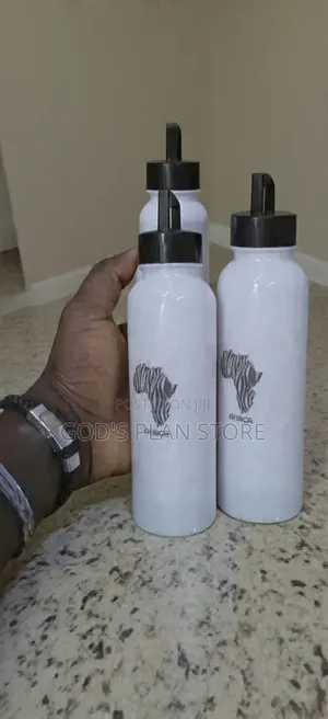 3pcs I Love Africa Plastic Water Bottles Plastic Water Bottles