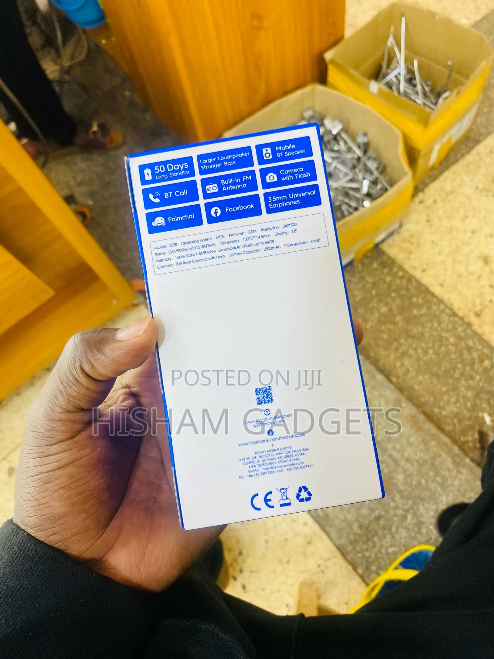 New Tecno T528 Black