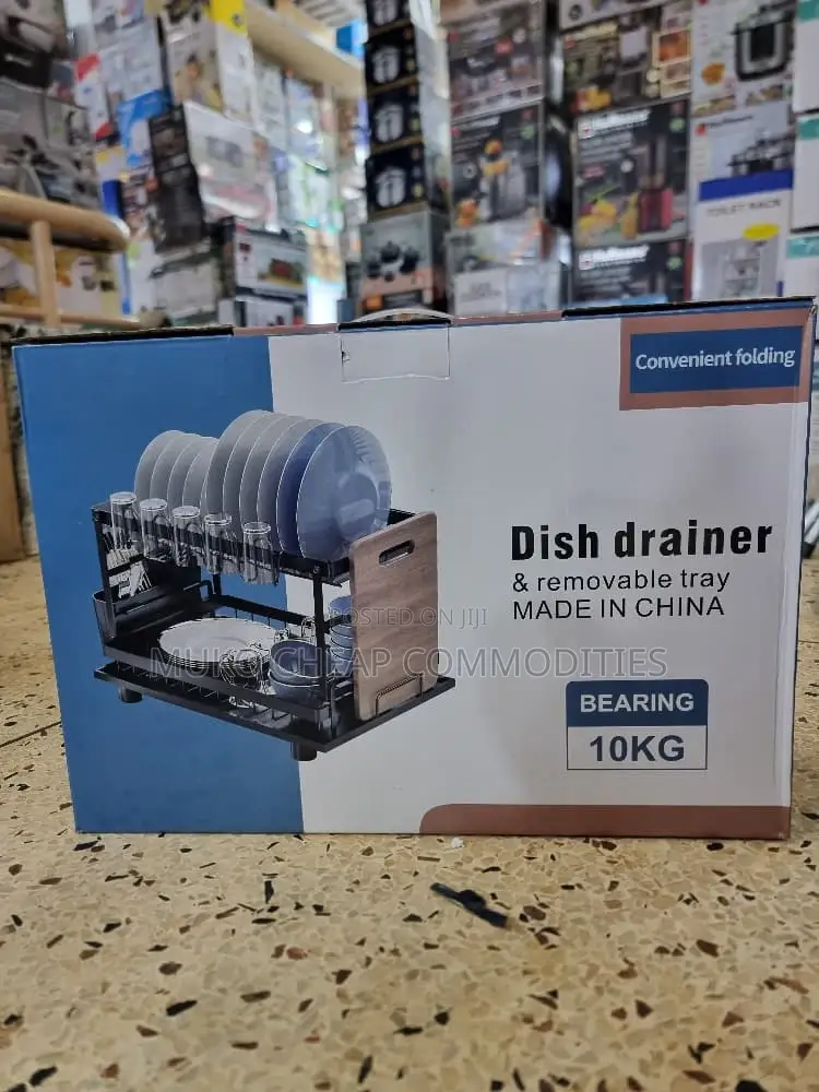 Removable Tray Dish Drainer