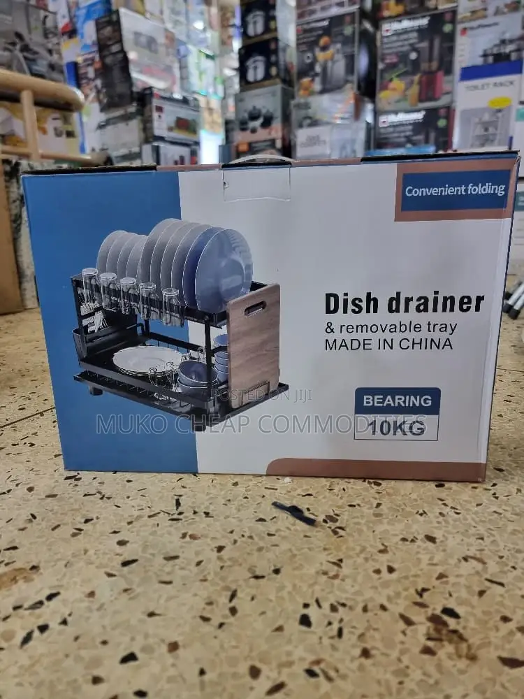 Removable Tray Dish Drainer