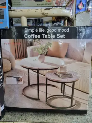 Round Coffee Table Set