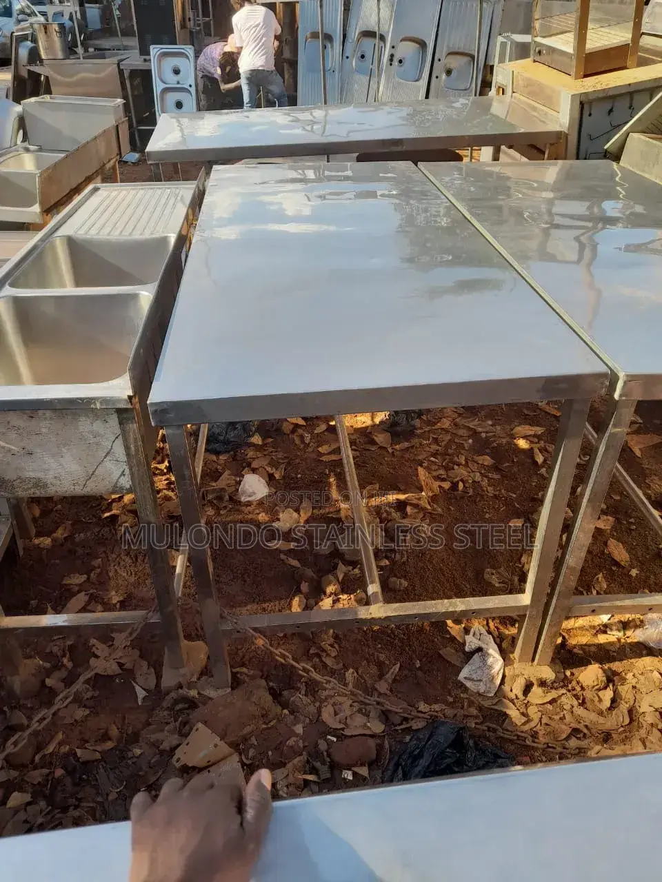 Single Table Stainless Steel Working Table