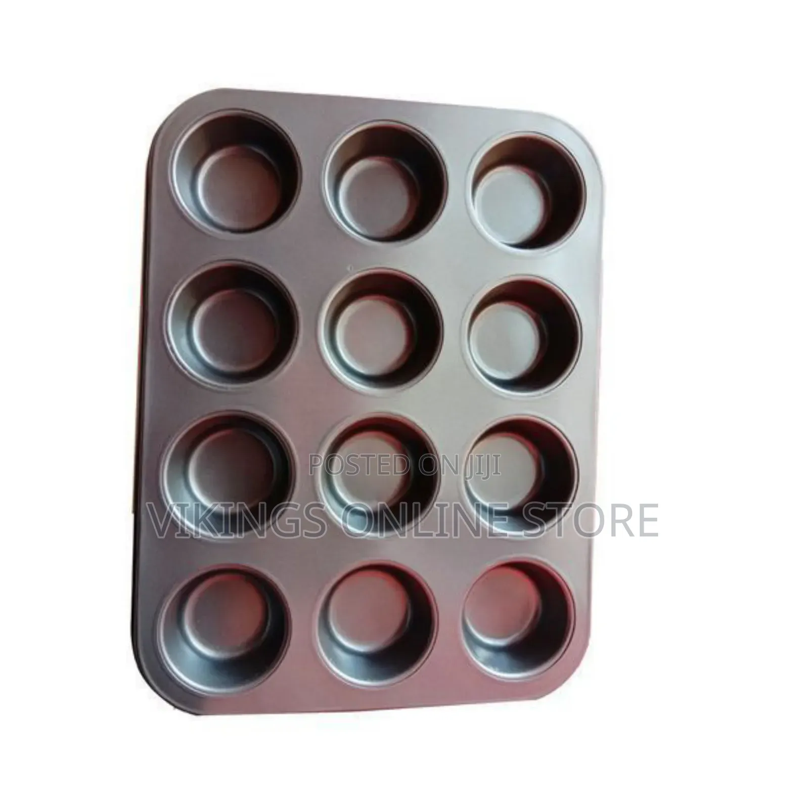 12-Hole Non-Stick Muffin and Cupcake Baking Tray