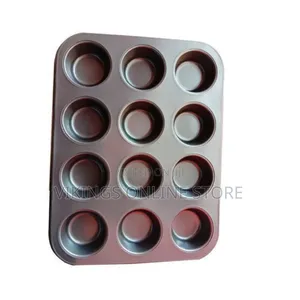 12-Hole Non-Stick Muffin and Cupcake Baking Tray