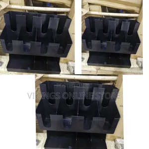 Black Plastic Cup Holder Dispenser Stand