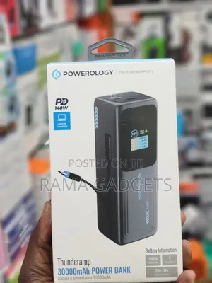 Powerology Thunderamp 30000mah Power Bank.
