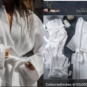 Collection of Cotton Waffle-Weave Bathrobe