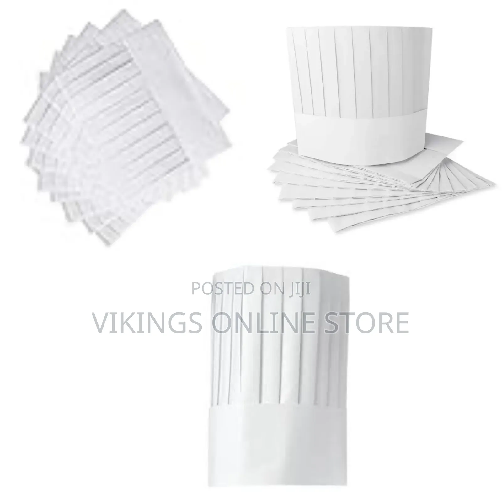 10 Pieces Disposable Chef Hats