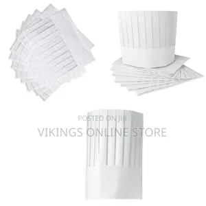 10 Pieces Disposable Chef Hats