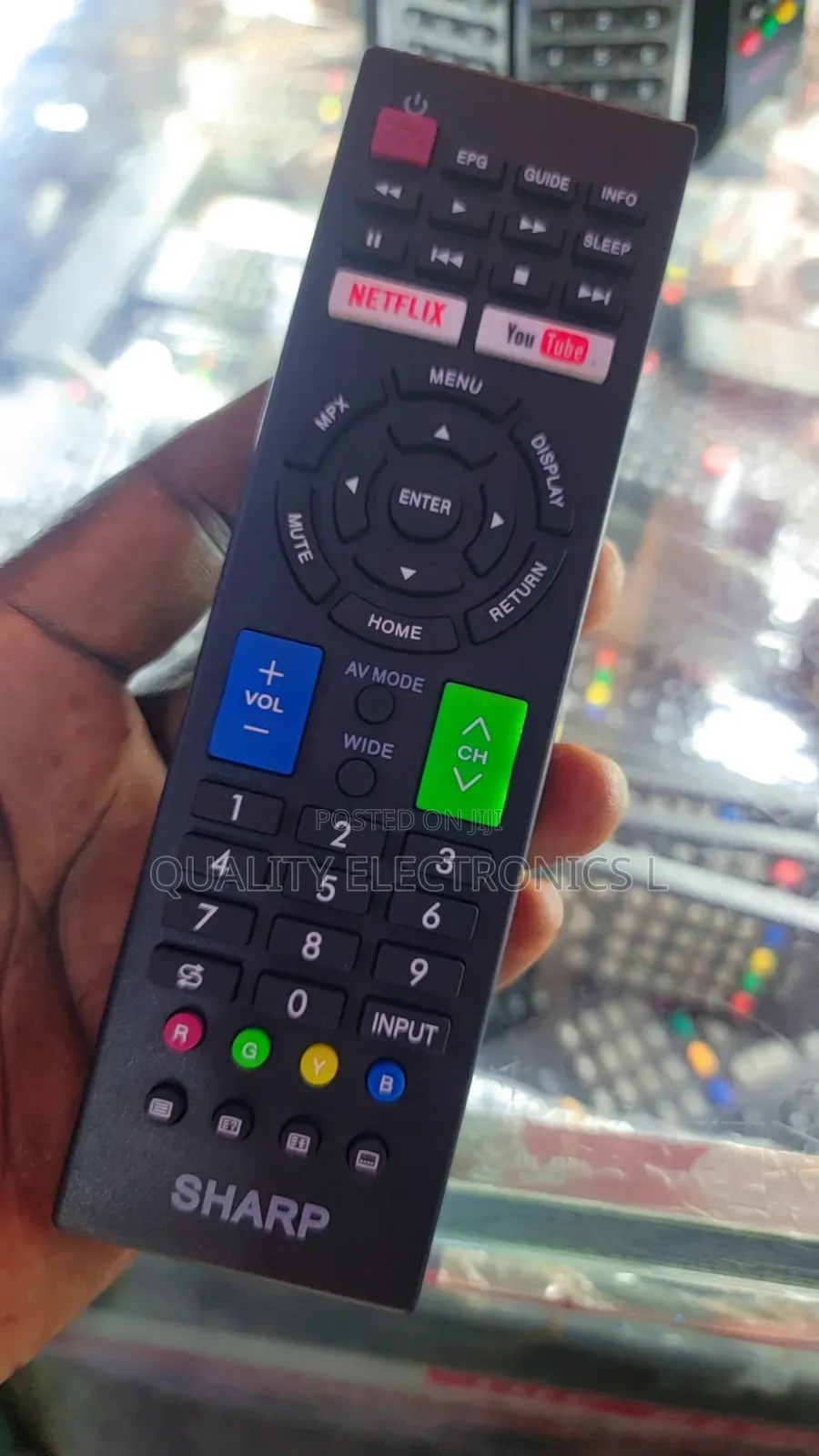 Sharp Smart Tv Remote