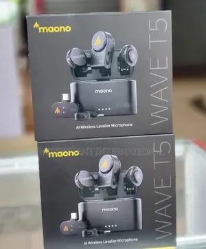 Maono Wave T5 Ai Wireless Lavalier Microphone System