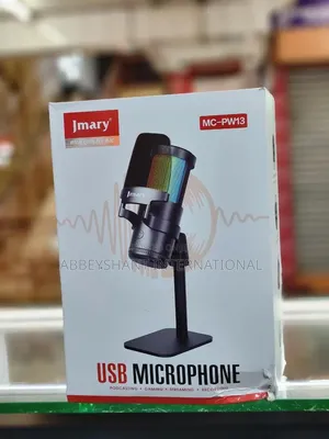 Usb Desktop Microphone With RGB Lighting/Jmary Microphone