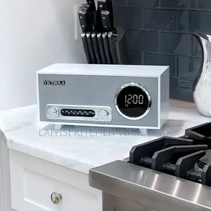 Bluetooth Digital Alarm Clock Loud Fm Radio Usb Charging