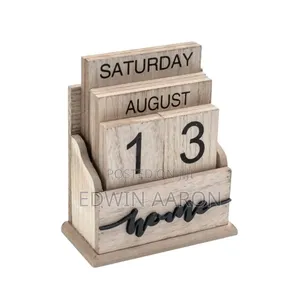 Wooden Desk Calender
