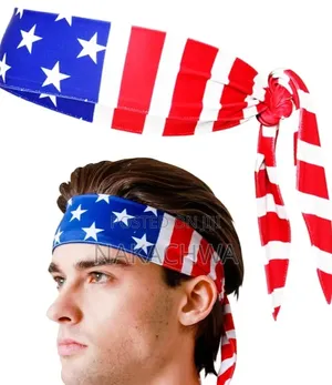 12 Pieces American Flag Bandana