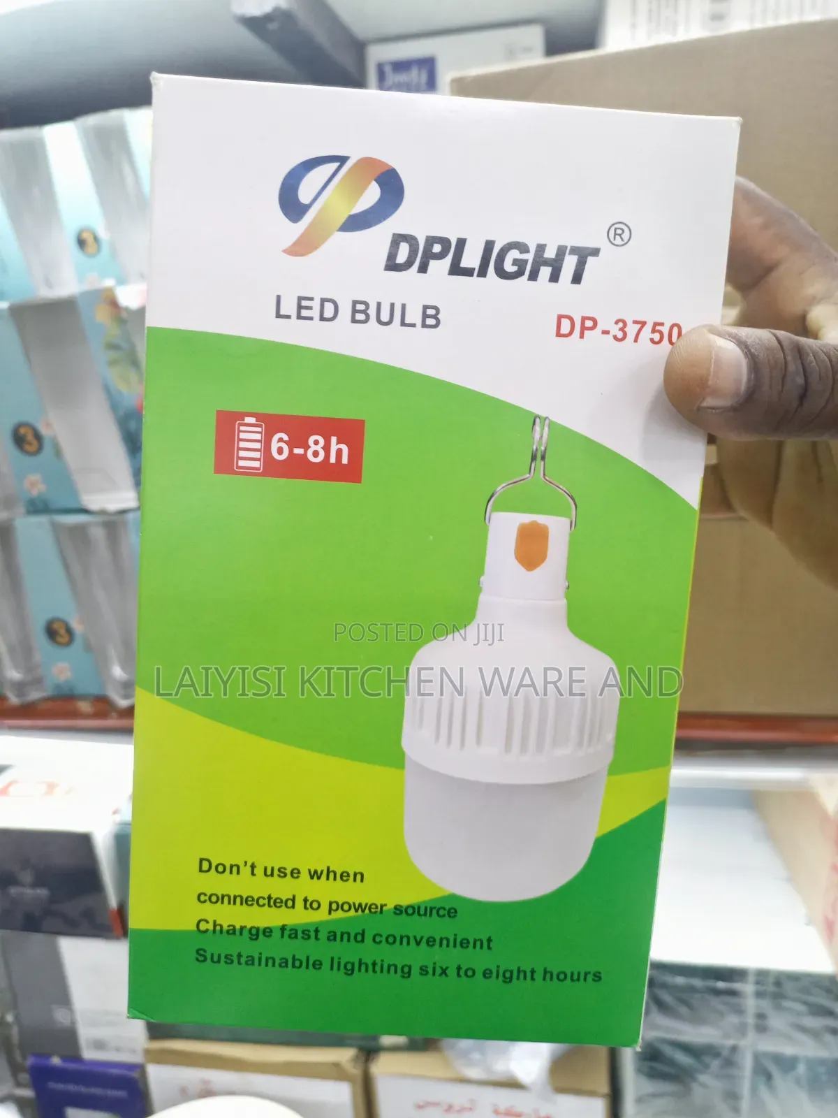Original Rechargeable Led Light Bulb Led Lamp Lithium Battery Light