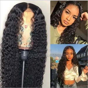 Wig Long Black Curly