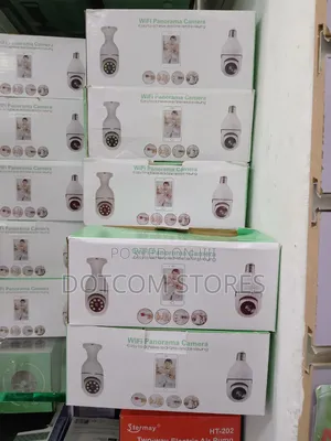 Panaroma Wifi CCTV Security Bulb Camera