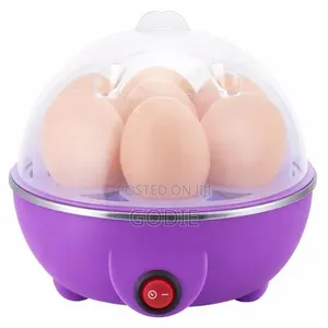 6 Slots Electric Egg Boiler With - Multicolor