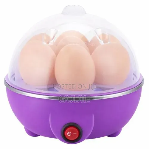 6 Slots Electric Egg Boiler With - Multicolor