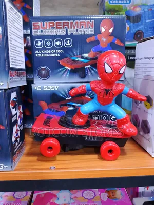 Spider Man Electric Stunt Skateboard Toy