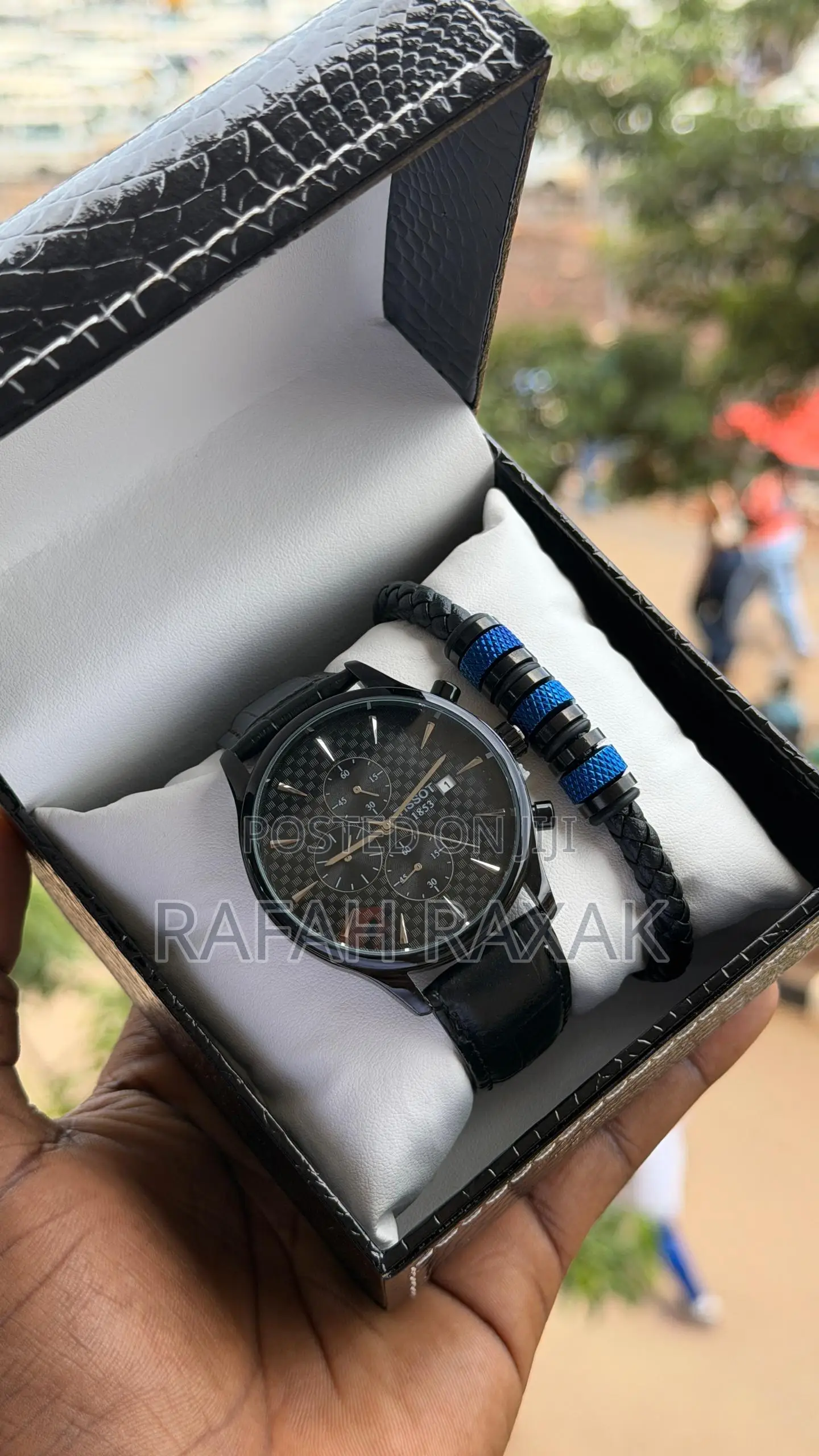 Black Tissot 1853 Chronograph Gift Set