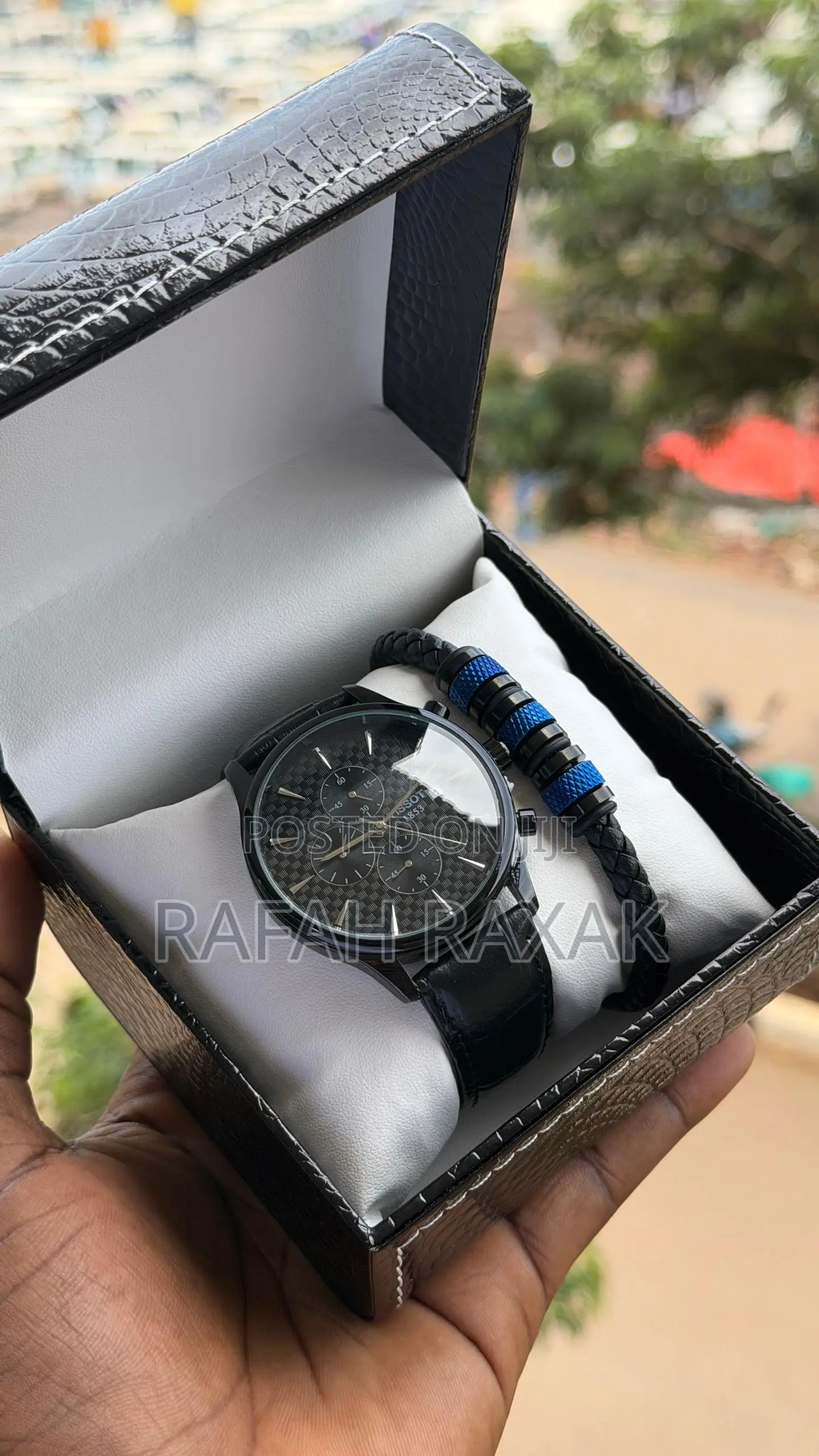 Black Tissot 1853 Chronograph Gift Set