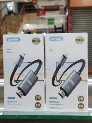 Go-Des 2-Meter HDTV Cable to Lightening