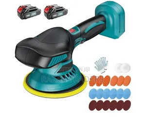 Cordless Car Buffer Polisher With 2pcs 88v Batteries 6 Inch Portable