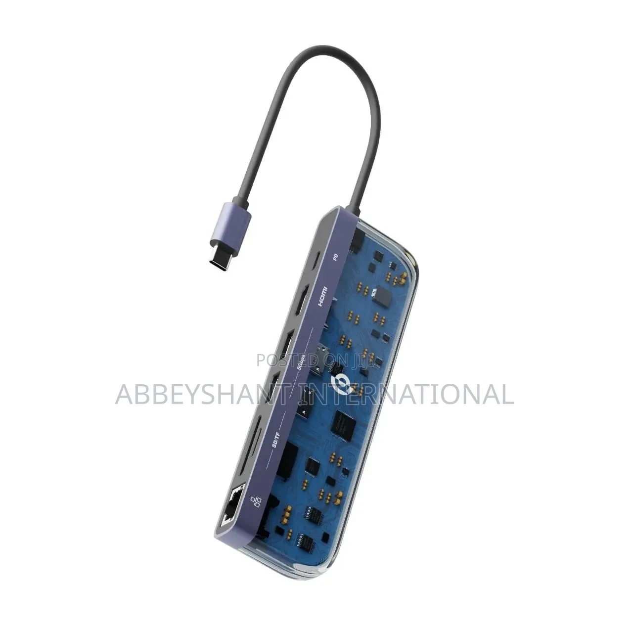 Usb-C Multi Hub Crystalline Series for Laptop and Tablets