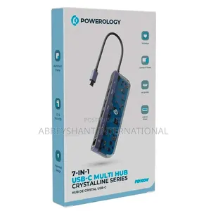 Usb-C Multi Hub Crystalline Series for Laptop and Tablets