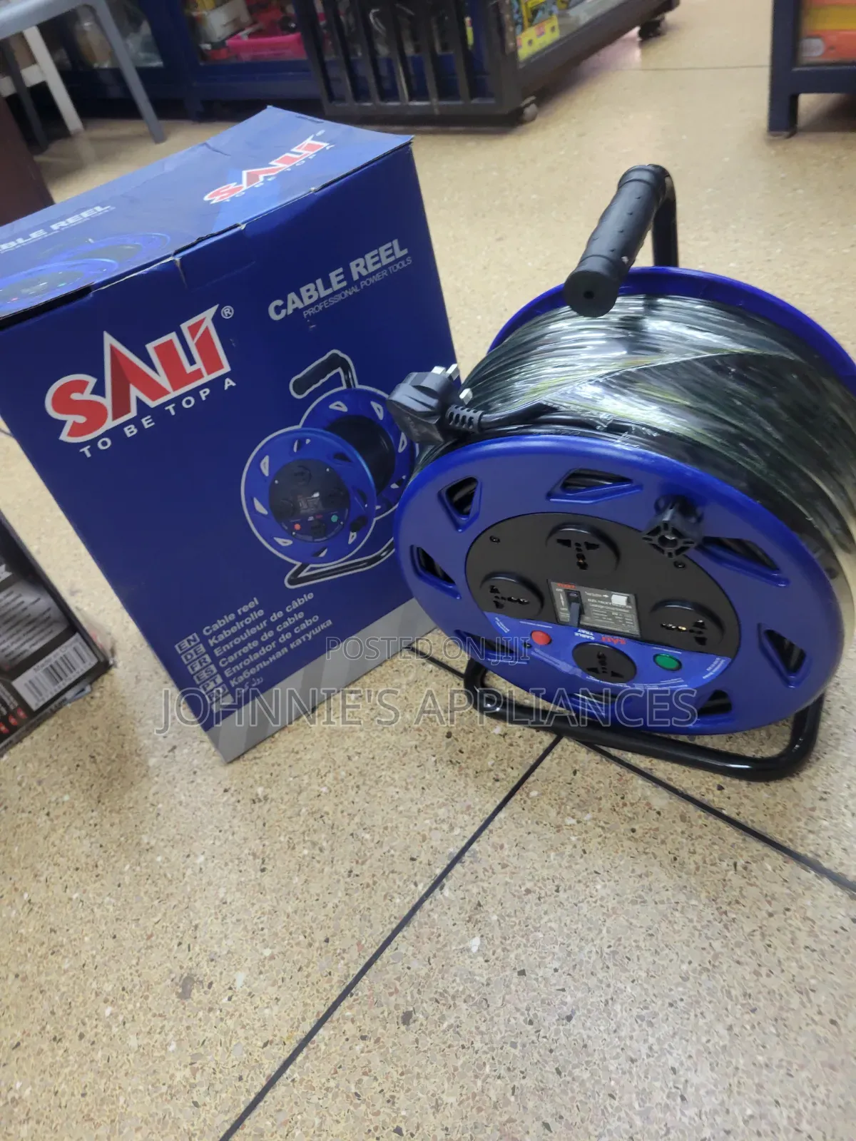 SNL Heavy-Duty Cable Reel Extension – Multi-Socket Power Extension