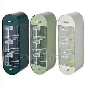 Wall-mounted Kitchen Spice Organizer.