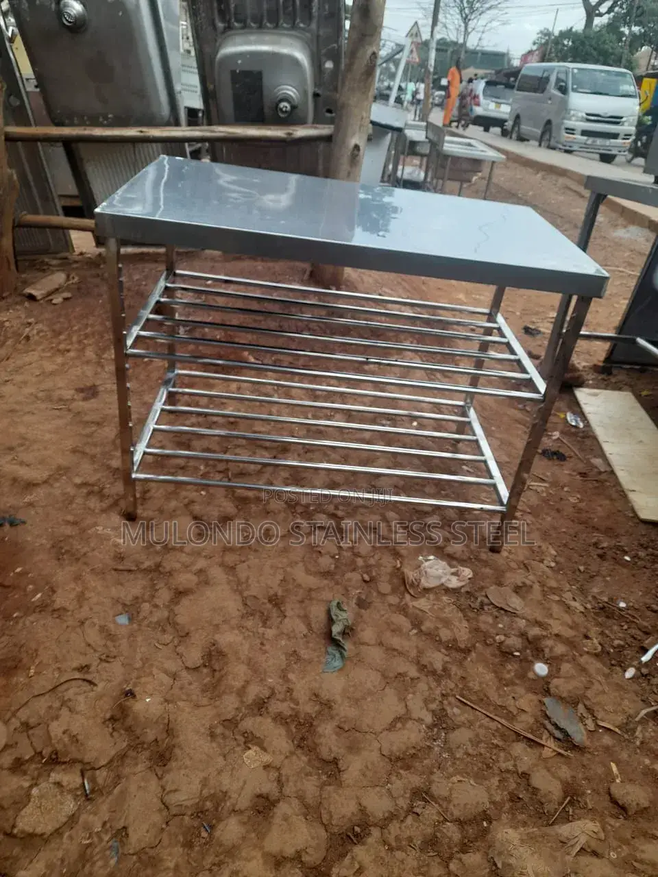 Working Table 3_ Steps Stainless Steel Table