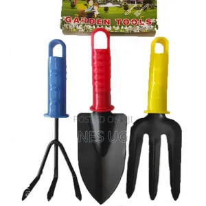 Mini Garden Tools Set, 3 Pieces (Trowel, Cultivator, and Fork)
