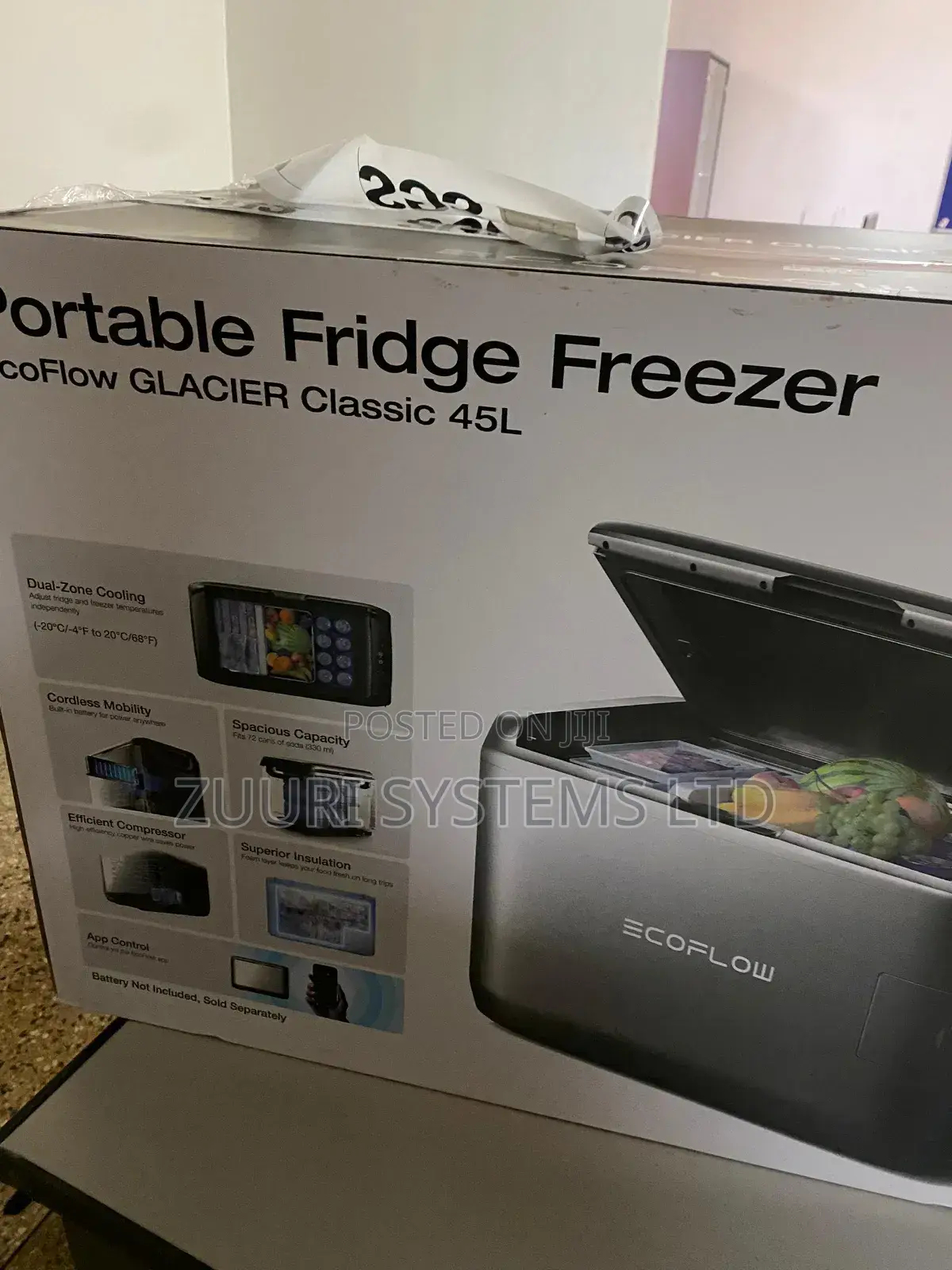 Ecoflow 55litres Glacier Classic Portable Fridge Freezer