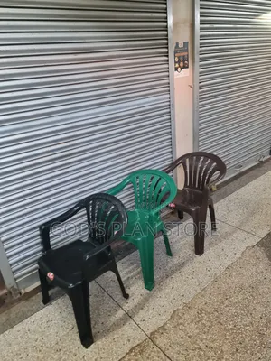 3pcs Courtyard Outdoor Plastic Chairs Plastic Chairs