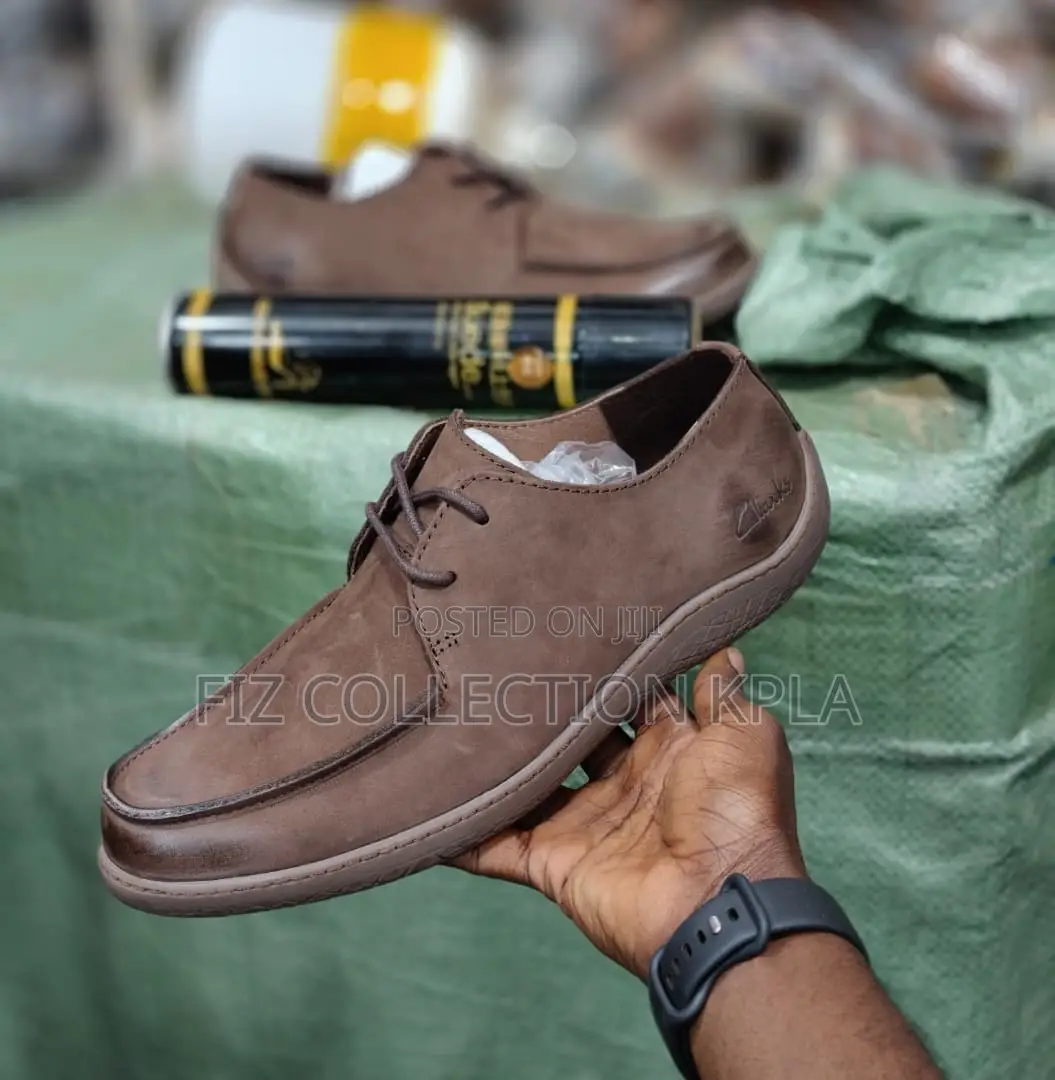 Clarks Coffee Leather Classic