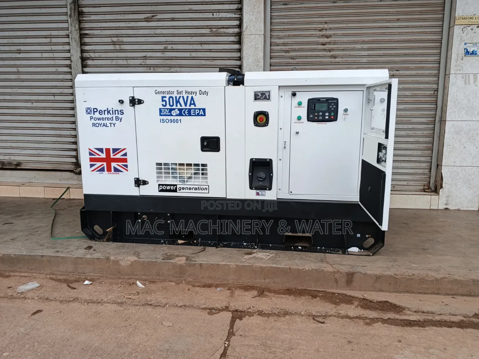 Perkins Diesel Standby Generator 50kva Silent