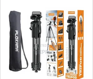 Plokama Heavy Duty Camera Tripod With Mobile Phone Holder
