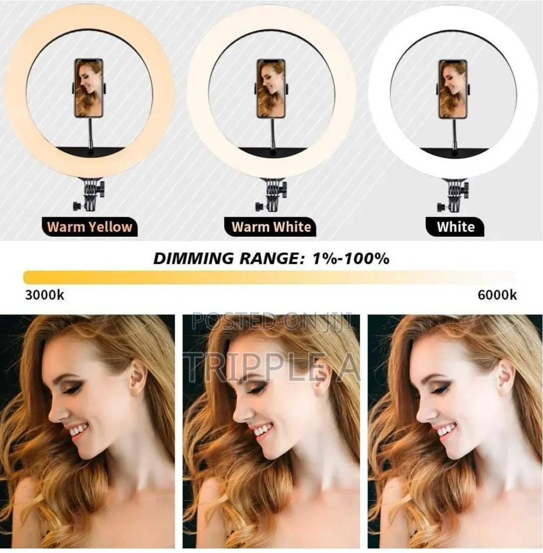 18" Selfie Ring Light With Tripod Stand