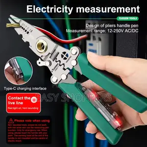 Multifunctional 7.5-Inch Electrician Plier and Cable Stripper.