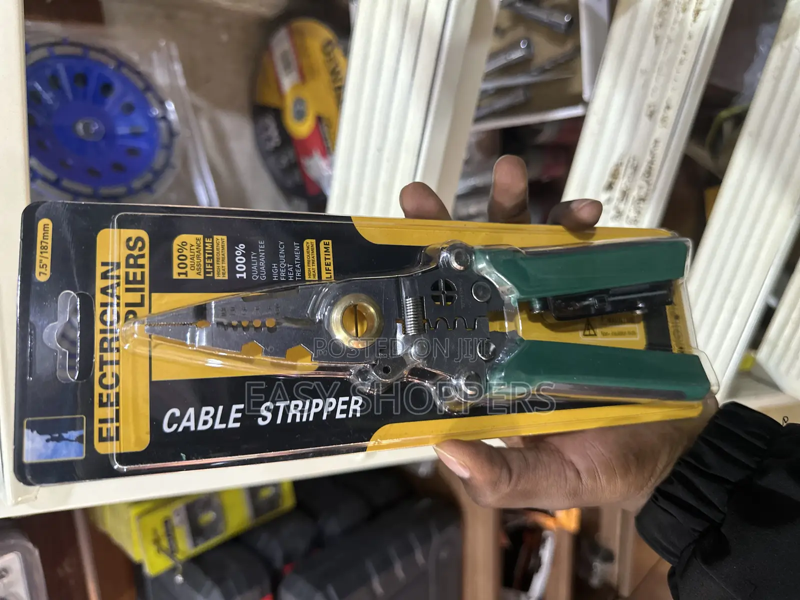 Multifunctional 7.5-Inch Electrician Plier and Cable Stripper.