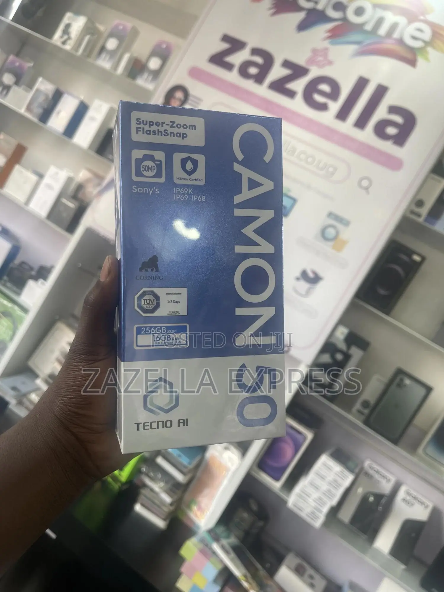 New Tecno Camon 50 256 GB Blue