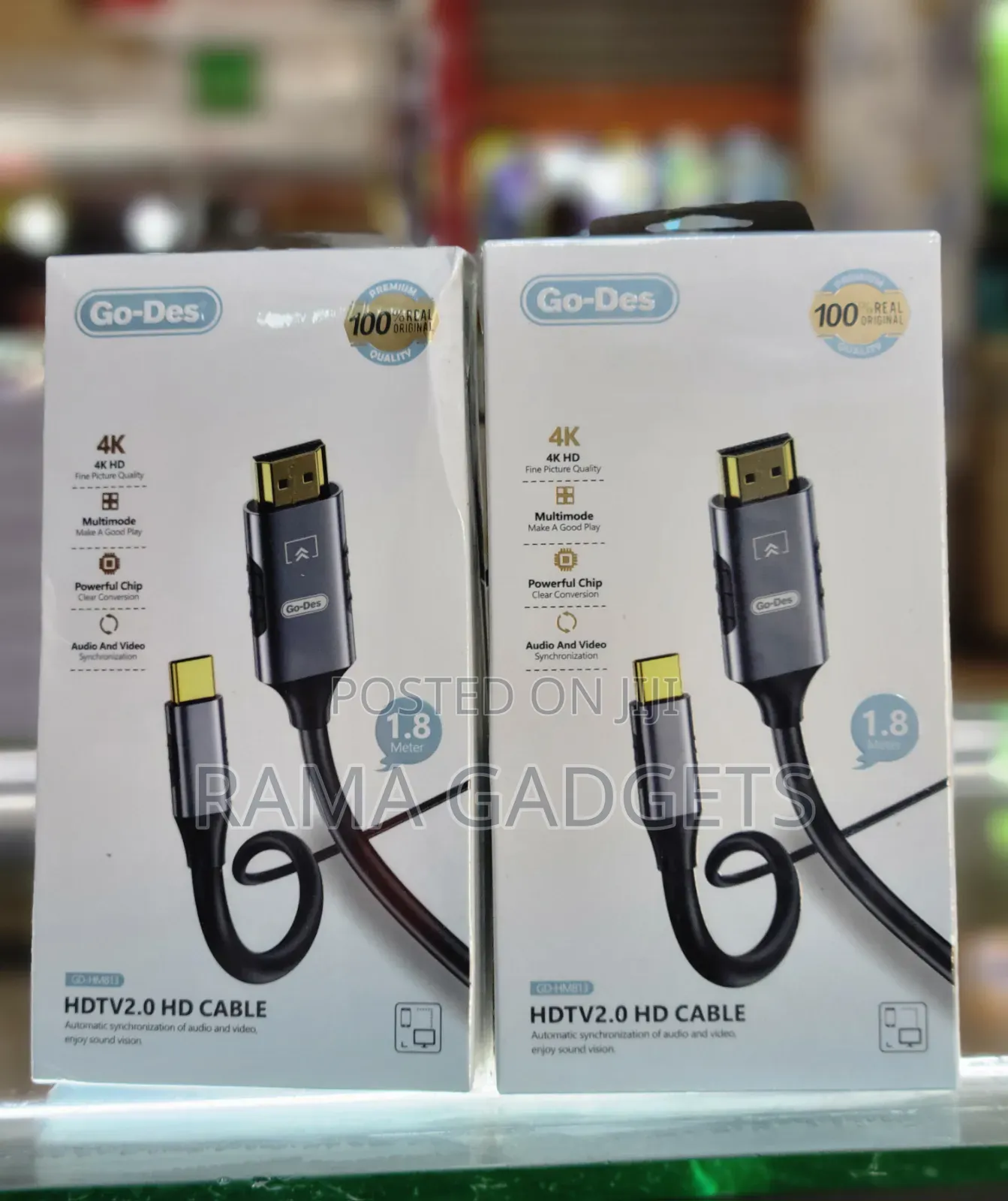 Go-Des Usb Type-C to HDTV Cable (Model Gd-Hm813