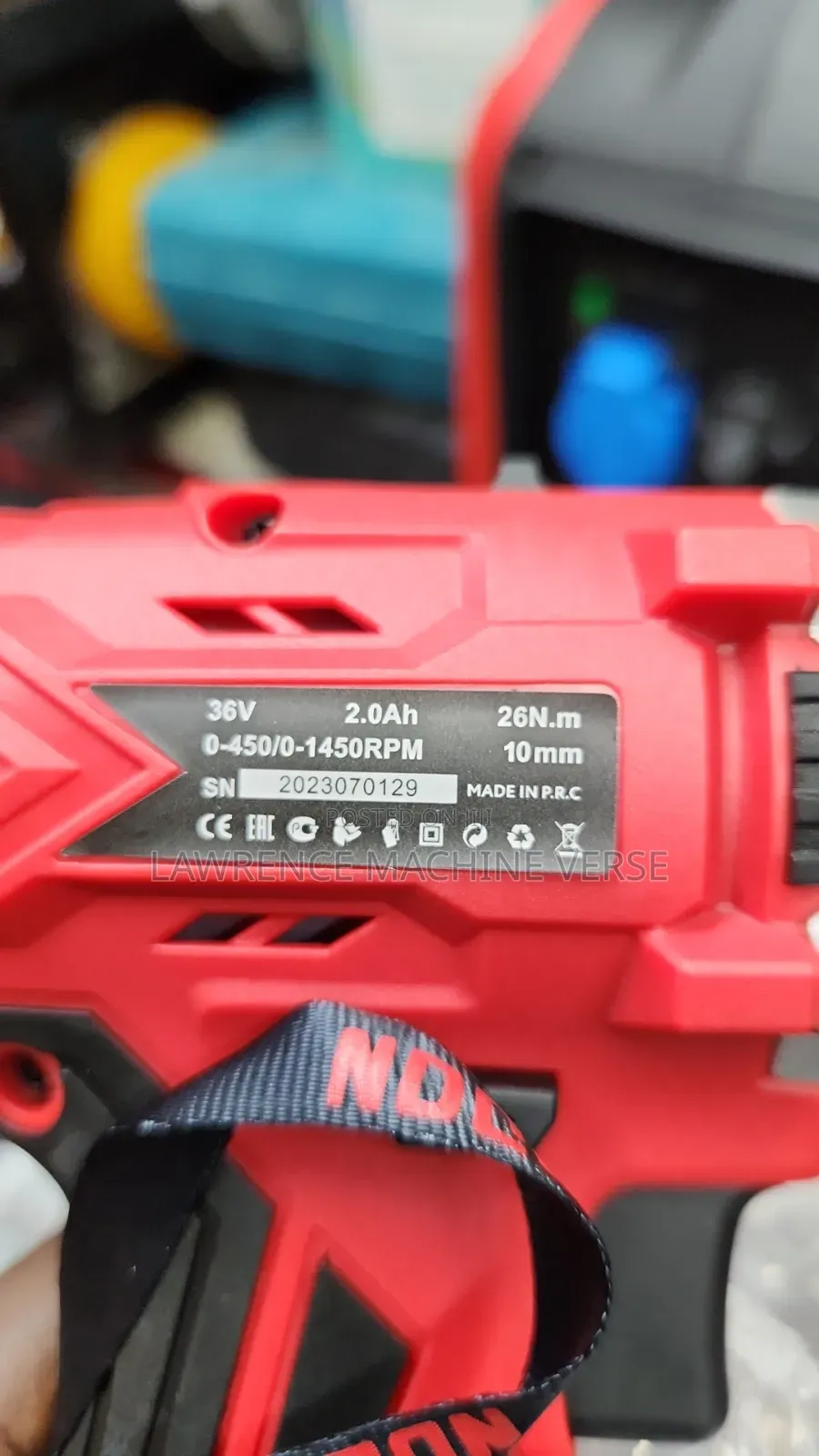 Cordless Drill 36v Edon