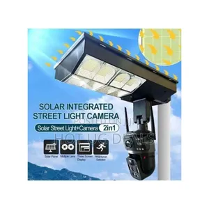 4g 2-in-1 Solar Street Light Camera Outdoor, Waterproof Solar Camera