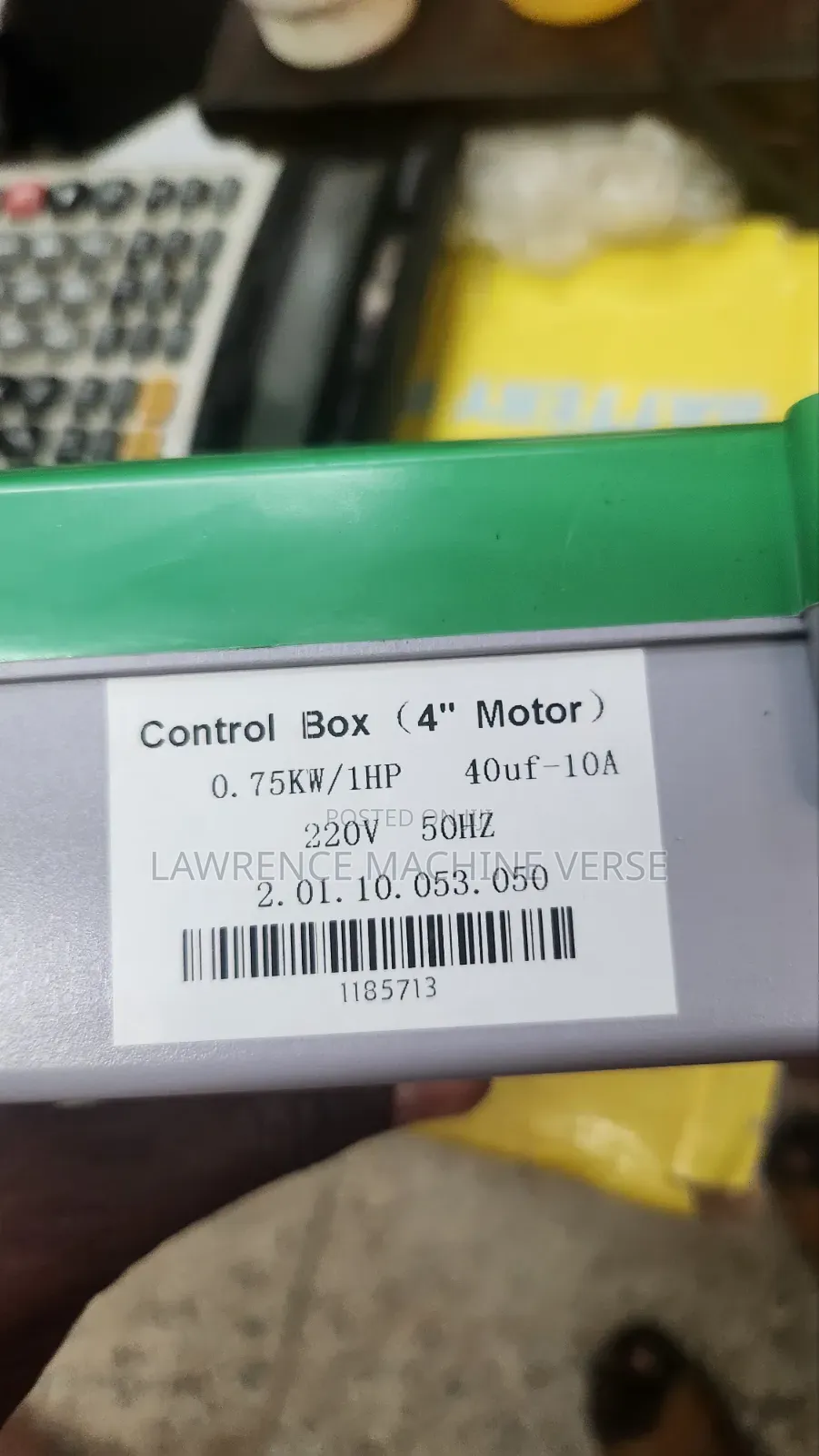 Control Box 1 Hose Power